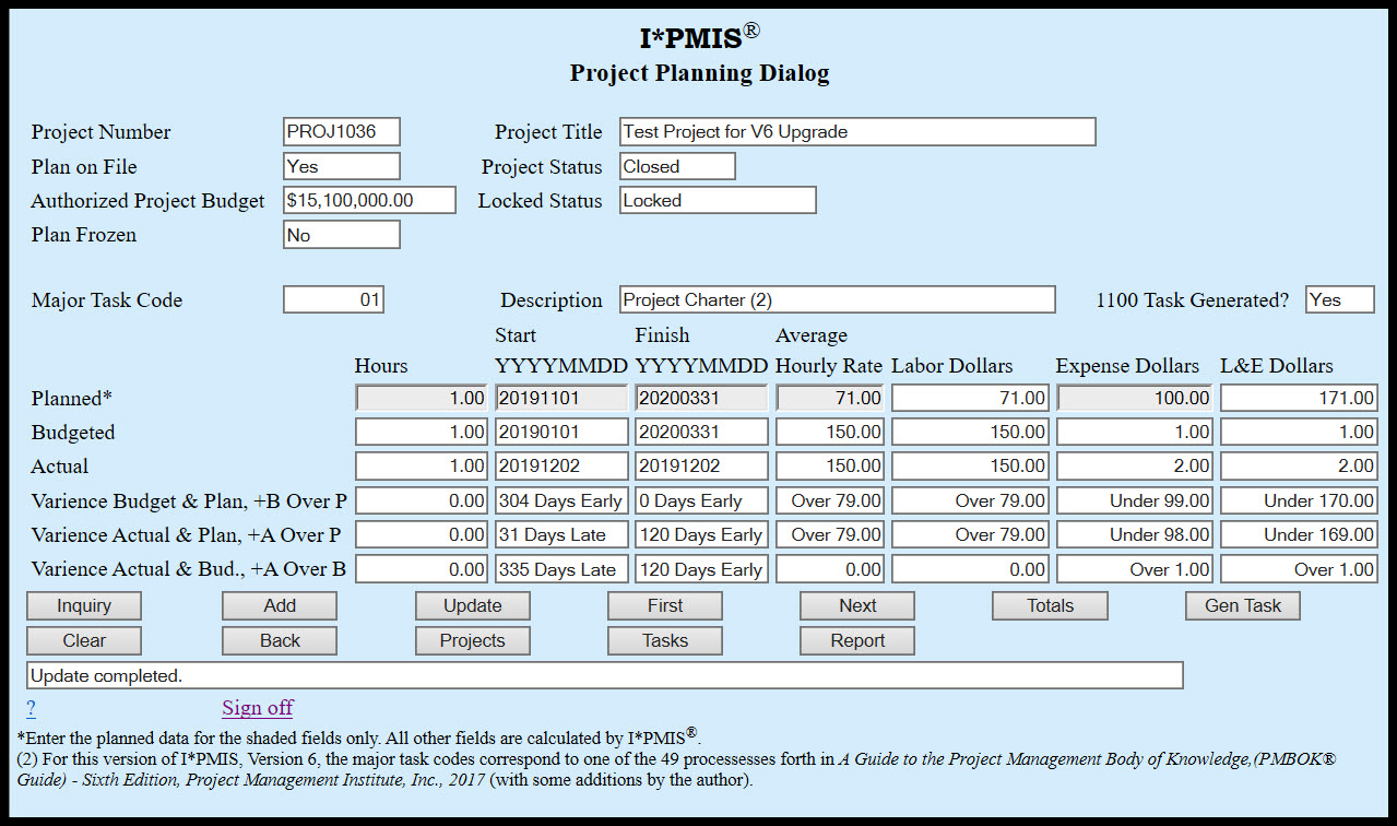 Project Planner