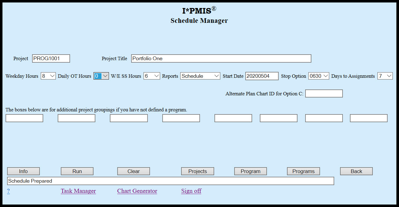 Schedule Manager